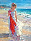 Vladimir Volegov Famous Paintings - coastal breeze